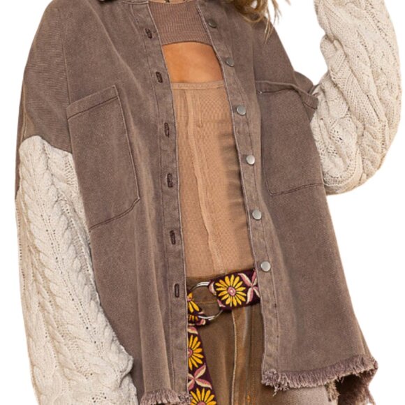 #109 POL Jacket with Sweater Sleeves - Picture 7 of 8